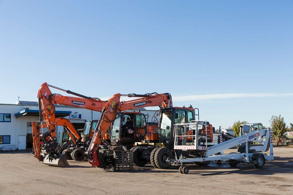 Minibagger mieten - Baumaschinenverleih und Verkauf Bagger in Leipzig