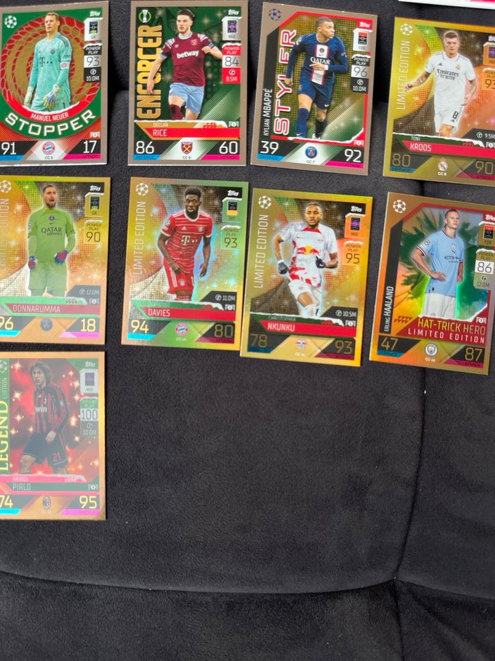 Gemischte Karten Match Attax in Kleinrinderfeld