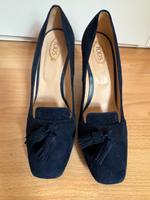 Tods Pumps dunkelblau Wildleder Düsseldorf - Pempelfort Vorschau