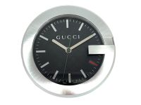 GUCCI Tischuhr Silber Schwarz Logo Table Watch Gucci Design + Box Schleswig-Holstein - Schleswig Vorschau