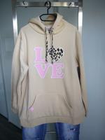 SALE !!!! ZWILLINGSHERZ Hoodie "Leo Love", Beige, Gr. XL Nordrhein-Westfalen - Ahlen Vorschau