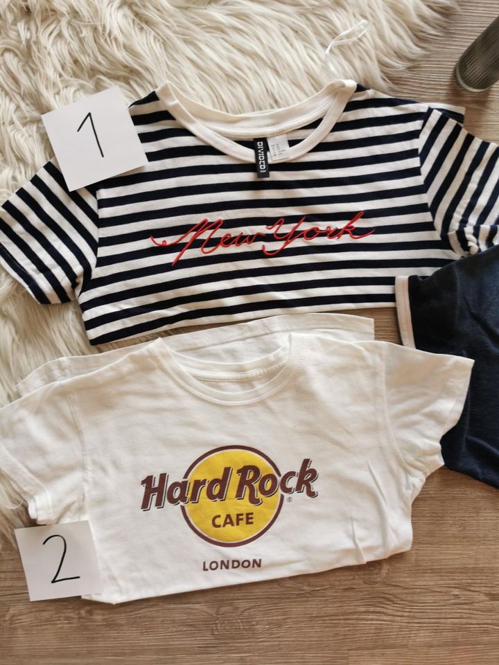 HOLLISTER / Hard Rock Cafe T-Shirts Gr. XS Gr.34 in Niederwinkling