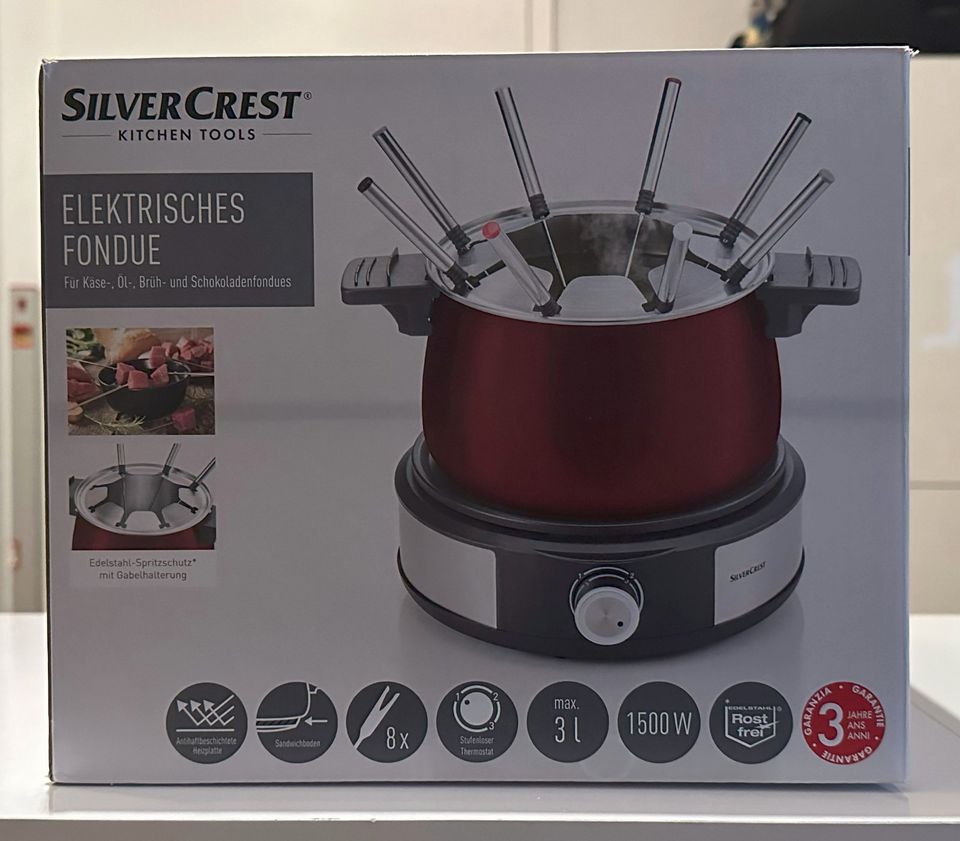 Silvercrest elektrisches Fondue in Uetze Eltze