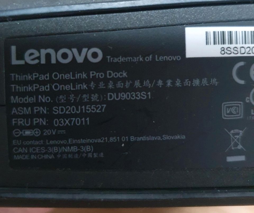 Lenovo Think Pad One Link Pro Dock USB 3.0 in Bitterfeld