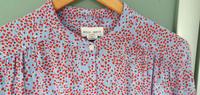 Bluse mit Blumenmuster, Viskose, Linde, Gr. S Bayern - Stadtbergen Vorschau