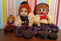 3x Porzellan Puppen RF Collection Adeles Puppenhaus Clowns Bayern - Schondra Vorschau