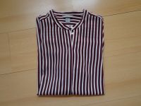 Neuwertige H&M -  BLUSE - bordeaux-weiß gestreift - Gr. 46 Nordrhein-Westfalen - Detmold Vorschau