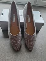 Gabor Pumps Ballerina Schuhe Gr. 38/39  5 1/2 grau Glitzer Nordrhein-Westfalen - Ascheberg Vorschau