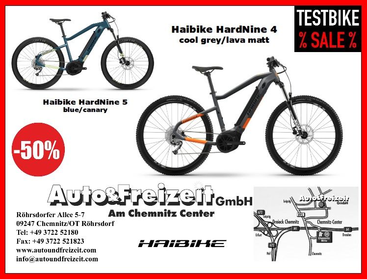 E-BIKE HAIBIKE HardNINE 9 * i625Wh * BOSCH CX * 29er EMTB * NEU in Rübenau