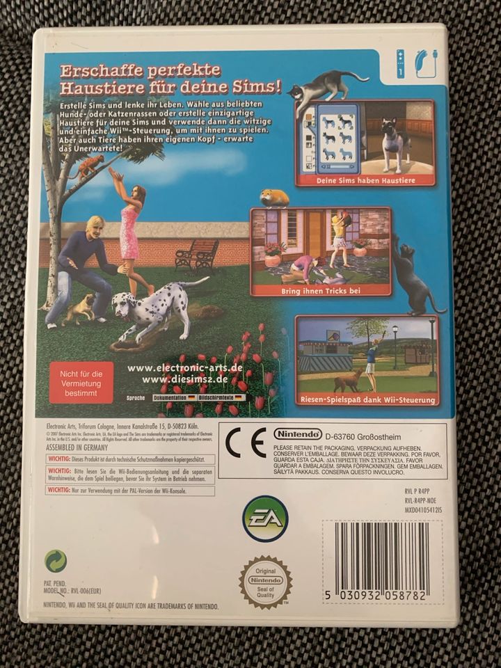 SIms 2 Haustiere Wii Spiel in Villingen-Schwenningen