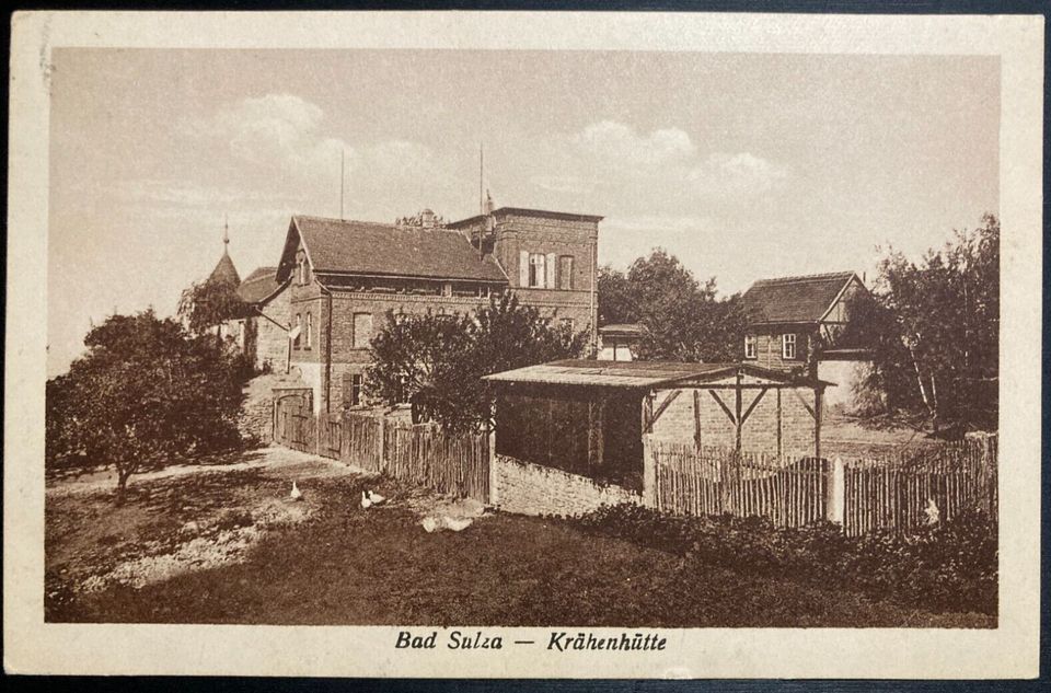 AK Bad Sulza - Krähenhütte, 1928 in Dresden