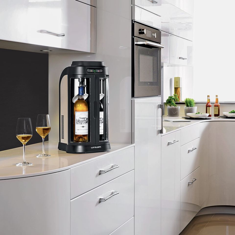 Weinkühler/Klimagerät, 2x0,7l getrennt kühlbar, EuroCave WineArt in Detmold
