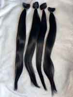 Neu Indisches Echthaar Extensions 175gr, Schwarz, 45-50cm Hessen - Neu-Isenburg Vorschau