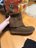 Ugg Braun Boots Winter Hoch Cardi Zopfmuster Strick Vintage Hessen - Hungen Vorschau