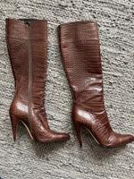 Prada Krokodil Stiefel Braun Saarland - Homburg Vorschau