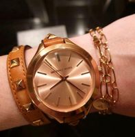 Original Michael Kors Uhr Nieten Armband braun Gold Leder Bayern - Ramsthal Vorschau