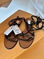 ZARA Sandalen Römersandalen Leder neu Baden-Württemberg - Fellbach Vorschau