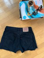 Schwarzer Levis Jeans Shorts Hannover - Döhren-Wülfel Vorschau