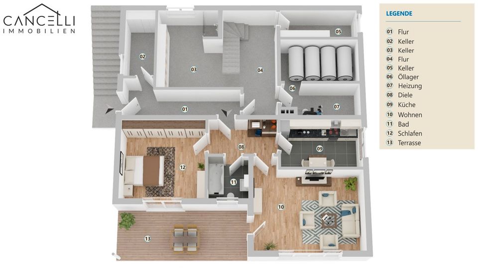 Einfamilienhaus mit Einliegerwohnung! Als Kapitalanlage oder Eigennutzung entscheiden Sie! in Lennestadt