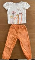 Set Sommerhose Tshirt Giraffe orange 92 verstellbar Mädchen Bayern - Ruhstorf an der Rott Vorschau