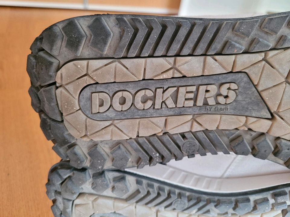 Dockers by Gerli Sneakers weiß grau Gr. 42 wie neu in Garching b München