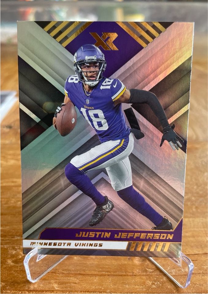 Justin Jefferson Xr Football Trading Card - Minnesota Vikings in Egelsbach