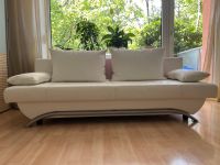 Weiße Kunstleder Couch günstig abzugeben | Sofa München - Milbertshofen - Am Hart Vorschau