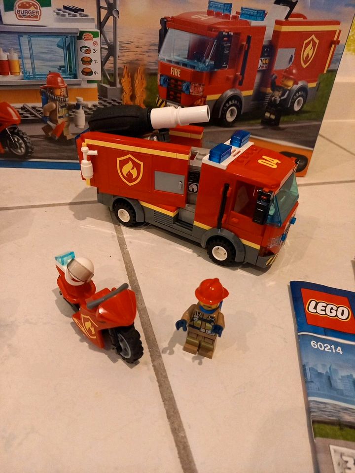 Lego City 60214 Feuerwehr Einsatz Burgerladen in Burscheid