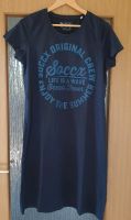 SOCCX T-Shirt-Kleid, Gr.42/XL in marine mit Glitzeraufdruck Bayern - Hof (Saale) Vorschau