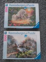 Ravensburger Puzzle 1000 Teile Phantasie Neu + Einhorn neuwertig Thüringen - Utzberg Vorschau