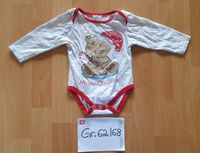 Baby Body langarm Bär Weihnachten Größe 62/68 weiß/rot Bayern - Pfronten Vorschau