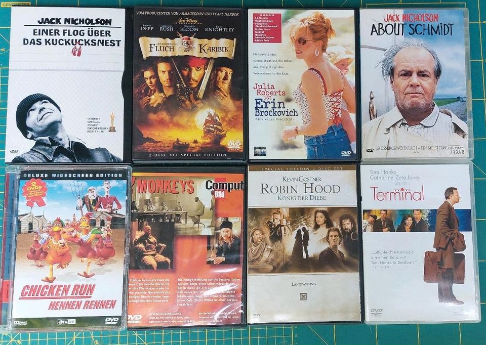 57 Filme, 1 Serie DVDs 0,50€/Stk in Albig