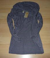 Shirt Longjacke, AJC, Größe 38, lila grau gestreift, Schalkragen Dortmund - Aplerbeck Vorschau