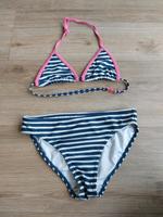 Bikini ~ Tchibo TCM ~ blau weiß gestreift ~ Größe 134/140 Bayern - Buchenberg Vorschau