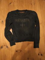 Fornarina leichter schwarzer Acid Wash Pullover Sachsen-Anhalt - Halle Vorschau