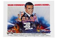 POSTER JAMES BOND SAG NIEMALS NIE FILM PLAKAT NEVER SAY NEVER Berlin - Marzahn Vorschau