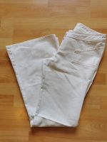 Vintage Retro Jeans Jeanshose Schlaghose weiß Gr. S / M Niedersachsen - Melle Vorschau