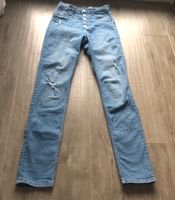 Jeans Mädchen H&M H & M 170 Löcher blau Hose high waist skinny Schleswig-Holstein - Großhansdorf Vorschau