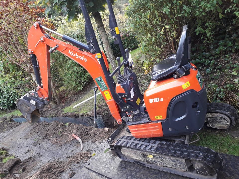 GaLaBau Holzbau Rollrasen Minibagger Gartenpflege Heckenschnitt in Hamburg