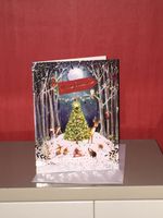 1 Weihnachtskarte + Umschlag, Motiv: Waldtiere vor Tannenbaum Rheinland-Pfalz - Ochtendung Vorschau
