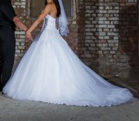Hochzeitskleid weiß Gr. 36 mit Schnürung - Anprobe möglich Bayern - Durach Vorschau