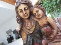 Alte Madonna - Mutter Gottes - heilige Maria Mit Kind - c. 58 cm Baden-Württemberg - Backnang Vorschau