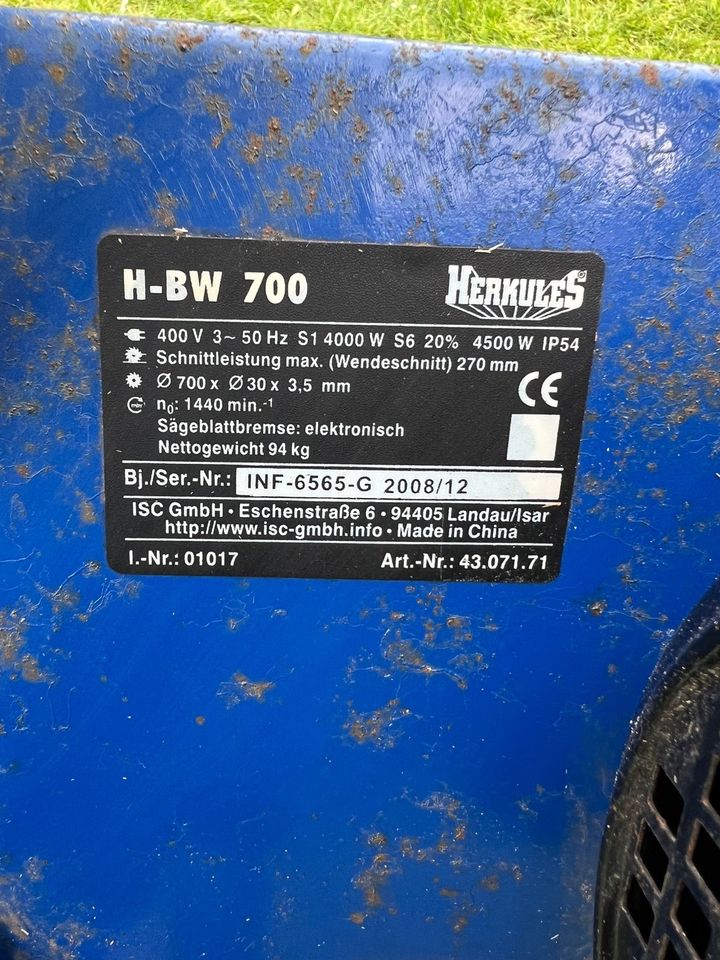 Herkules H-BW 700 Wippsäge in Handewitt