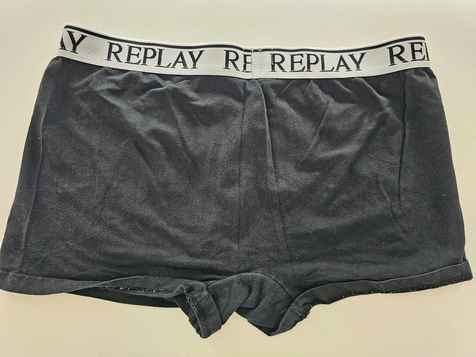 REPLAY - BOXER SHORTS DUO - 2 STÜCK - XXL - TOP in Duisburg