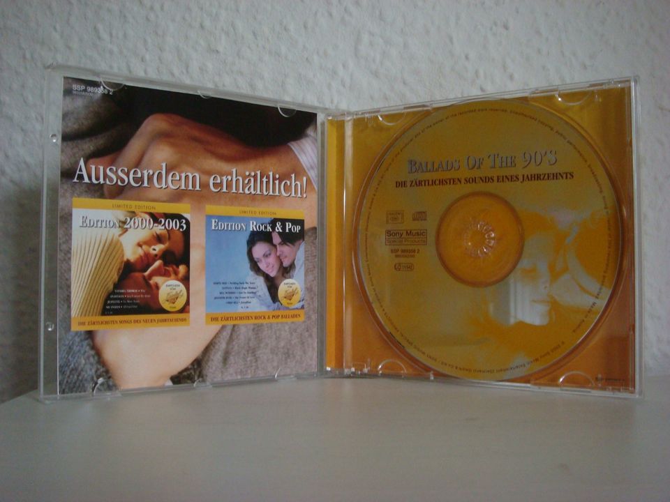 Sony Music Ballads Of The 90's CD Album Deutsch (2003) 17 Tracks in Kiel