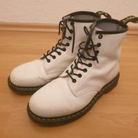 Dr. Martens 1460 White Weiß Schwarz Leder 42 Boots Punk Grung Doc Thüringen - Erfurt Vorschau