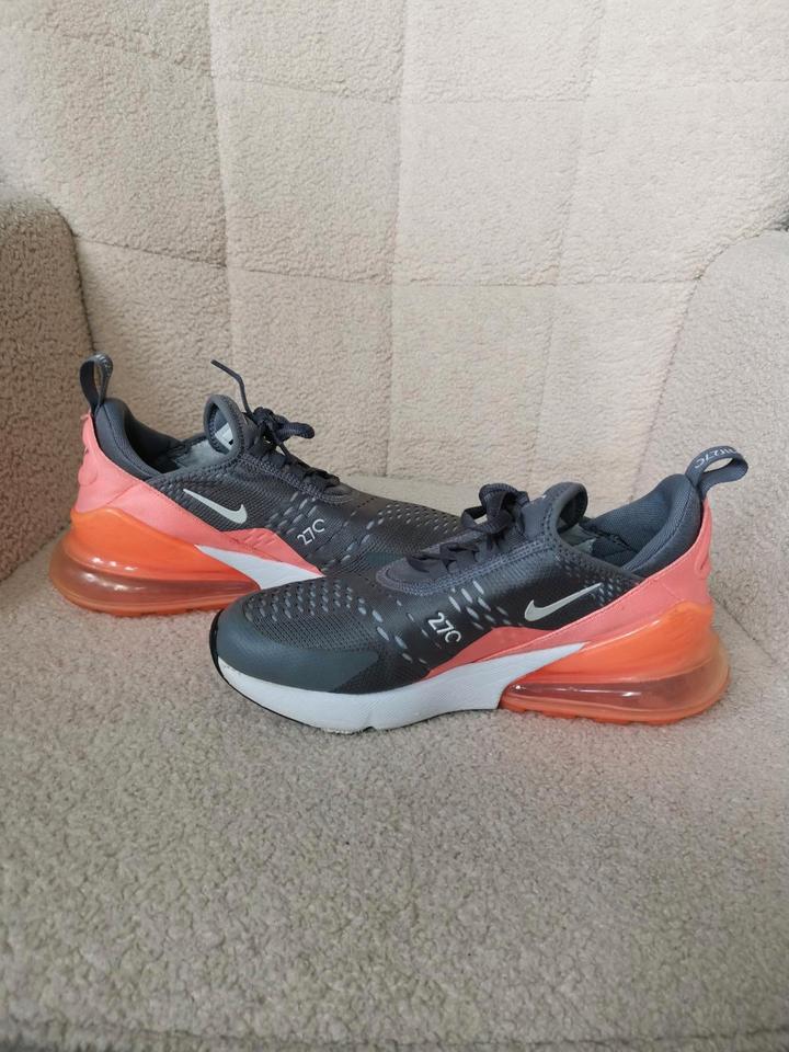 nike air max 270 In der Größe 38 Farbe grau Orange rosa in Bingen