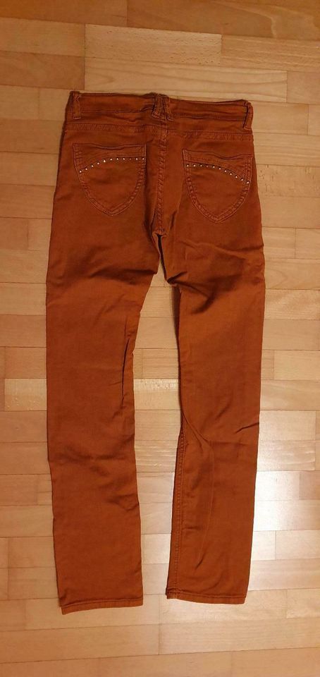 Hose Mädchen 164, orange, neu in Stuttgart