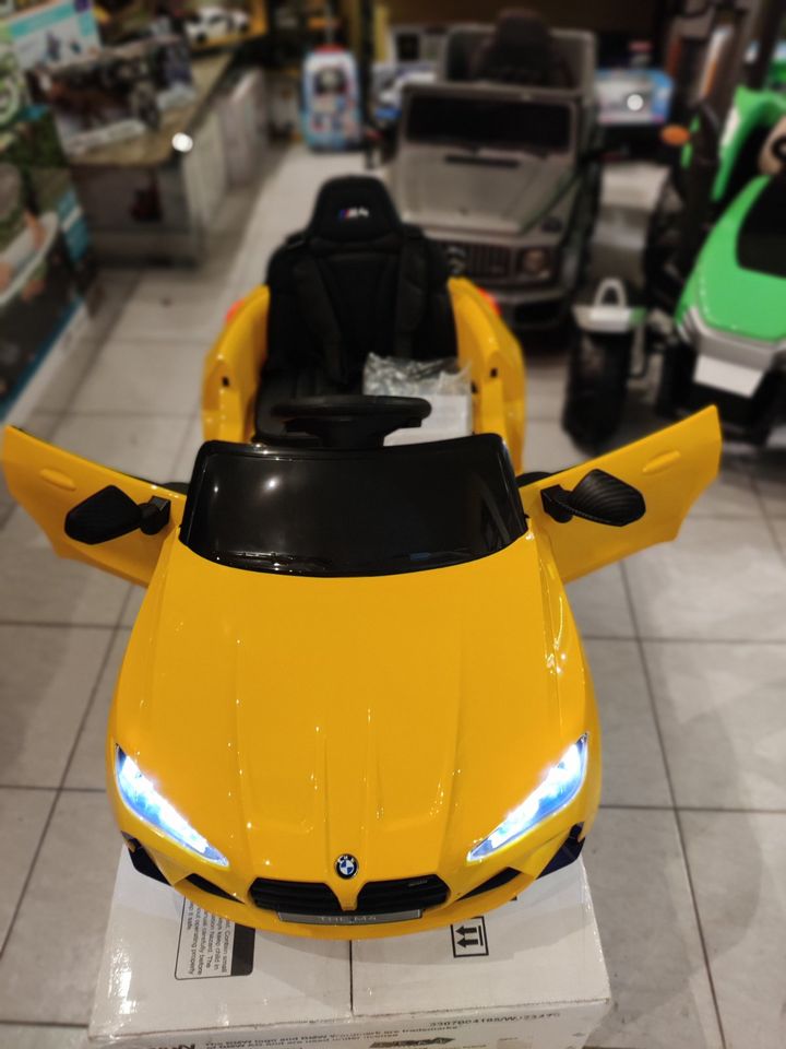 ANGEBOT! Elektro Kinderauto BMW M4 Gelb Lackiert STATT 350€! in Weiden (Oberpfalz)