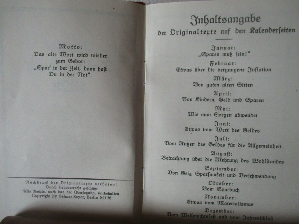 Spark.der Stadt Rudolstadt, 9,5x13,5cm,von 1928,Notiz-Taschenbuch in Rudolstadt